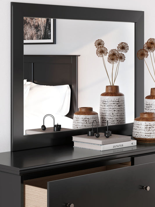 Maribel - Black - Bedroom Mirror - Hornell Furniture Outlet