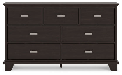 Covetown - Dark Brown - Dresser - Hornell Furniture Outlet