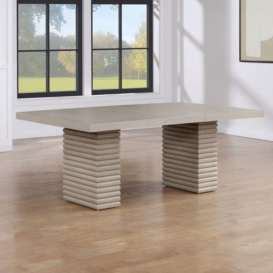 Lily - Dining Table With 18" Leaf - Brown - Hornell Furniture Outlet