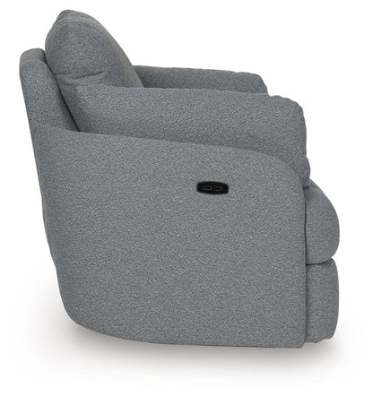 Alainmont Next - Gen Nuvella - Swivel Power Recliner - Hornell Furniture Outlet