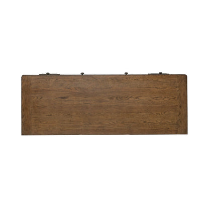 Carolina Park - Jr Executive Credenza - Brown - Hornell Furniture Outlet
