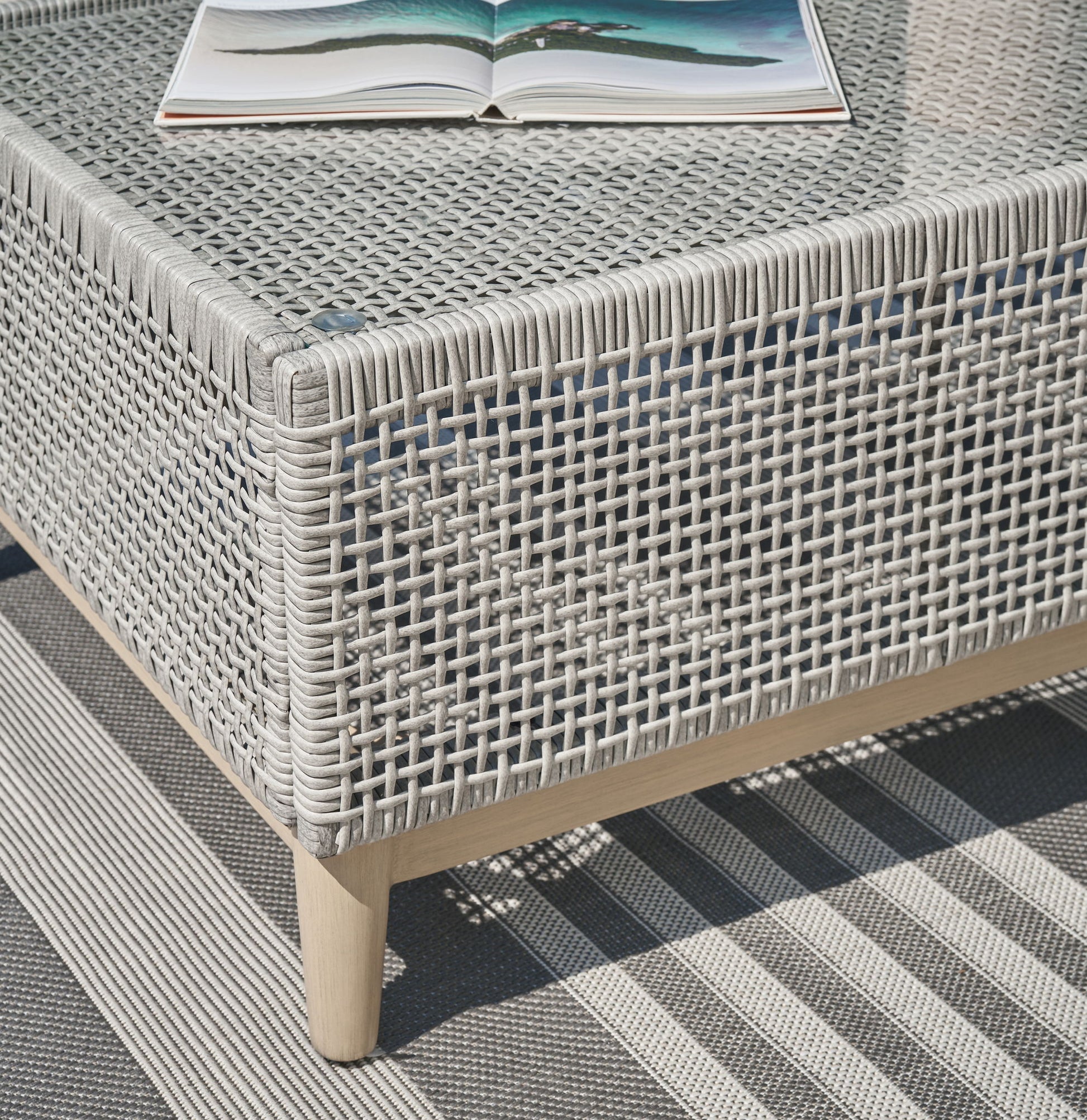 Seton Creek - Gray - Rectangular Cocktail Table - Hornell Furniture Outlet
