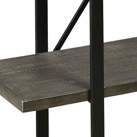 Gilesgrove - Black / Gray - Bookcase - Hornell Furniture Outlet
