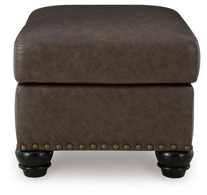 Roxmere - Umber - Ottoman - Hornell Furniture Outlet