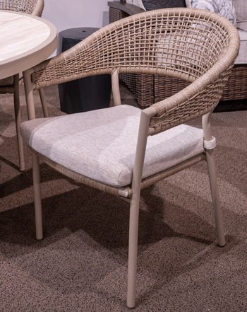 Orchard Beach - Beige - Arm Chair With Cushion (Set of 4) - Hornell Furniture Outlet
