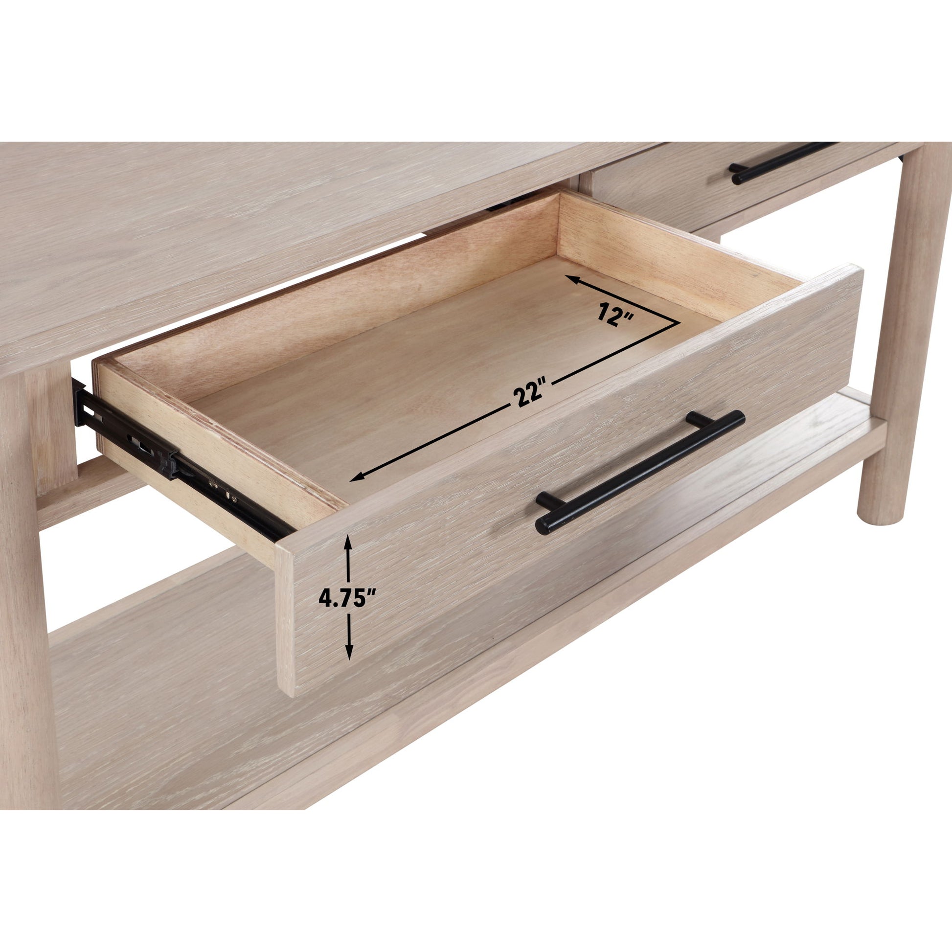 Gabby - Sofa Table - Light Brown - Hornell Furniture Outlet