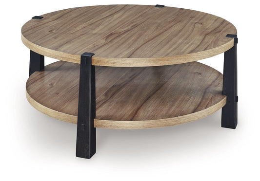 Ridgester - Round Table - Hornell Furniture Outlet