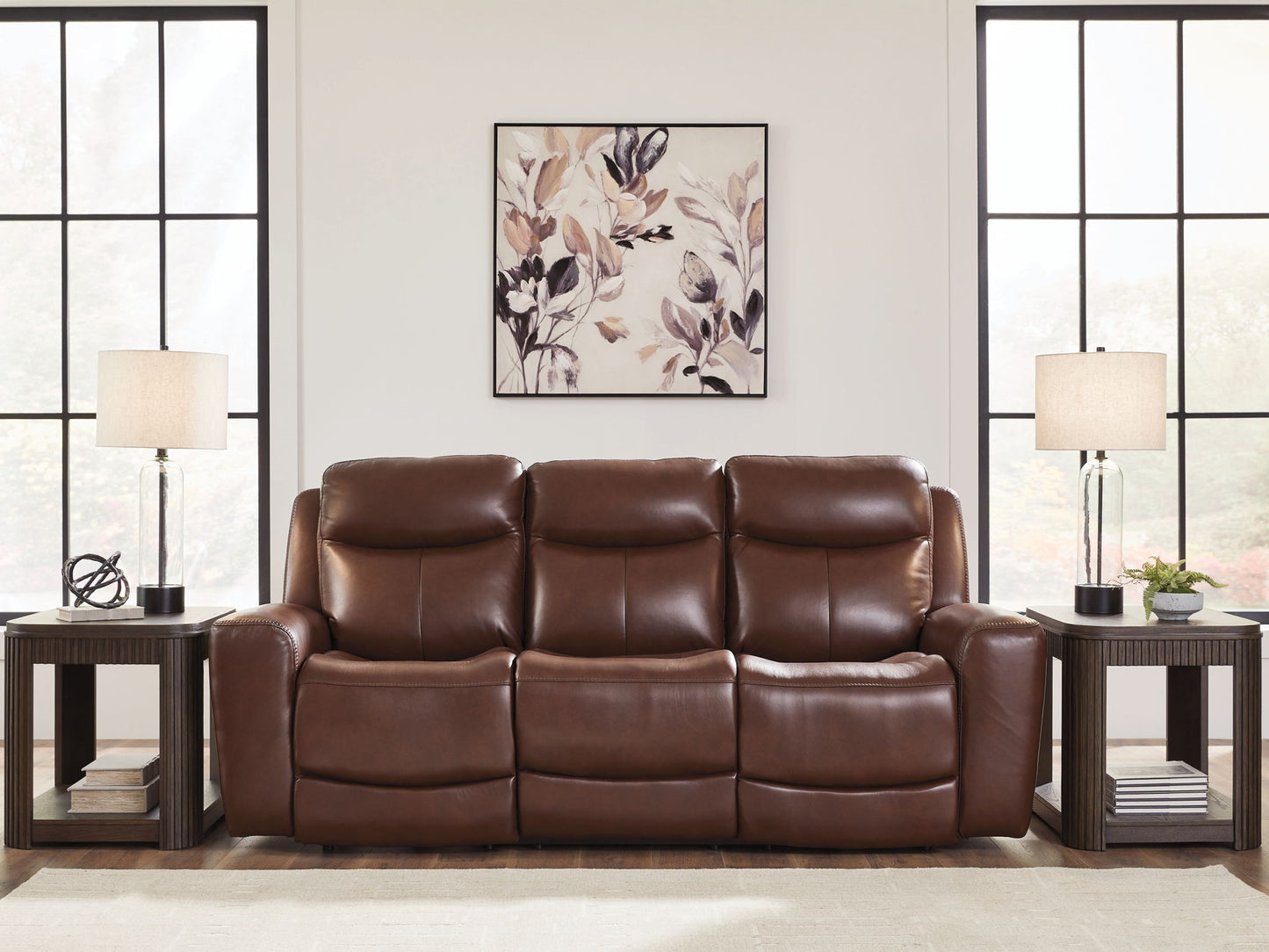 Next Move - Power Reclining Sofa With Adjustable Headrest - Hornell Furniture Outlet
