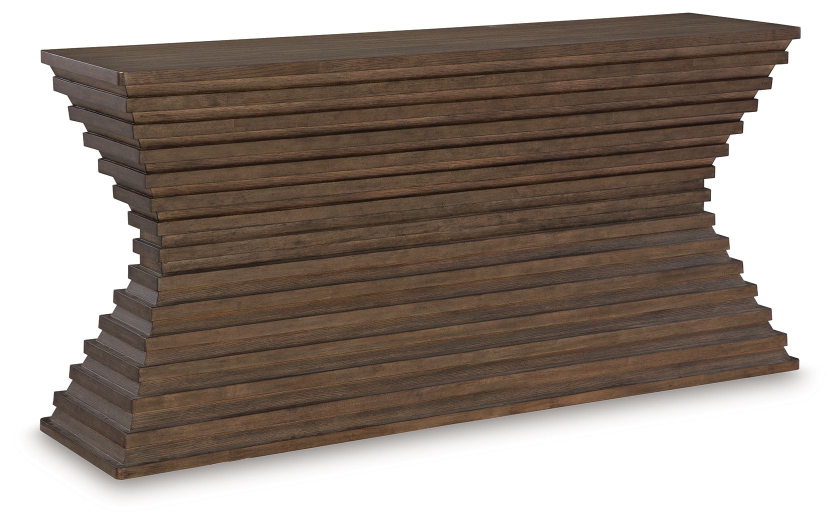 Hannodream - Warm Brown - Sofa Table - Hornell Furniture Outlet