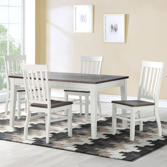 Caylie - 5 Piece Dining Set - White - Hornell Furniture Outlet