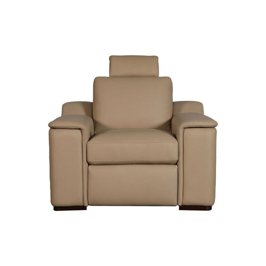 Armon - Loveseat With Power Footrest & ZG - Brown - Hornell Furniture Outlet