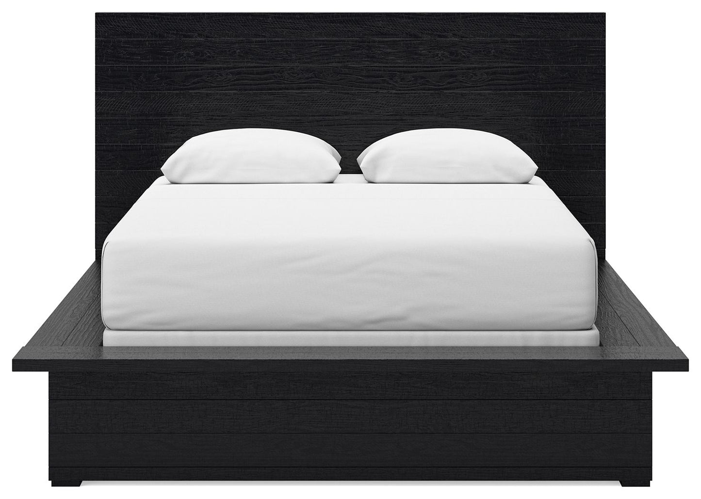 Londer - Black - Queen Panel Bed - Hornell Furniture Outlet