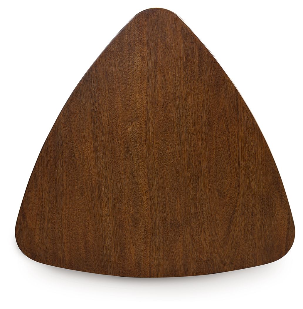 Tameride - Brown - Triangle Dining Room Table - Hornell Furniture Outlet