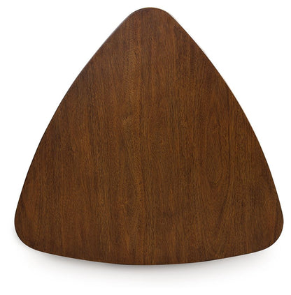 Tameride - Brown - Triangle Dining Room Table - Hornell Furniture Outlet