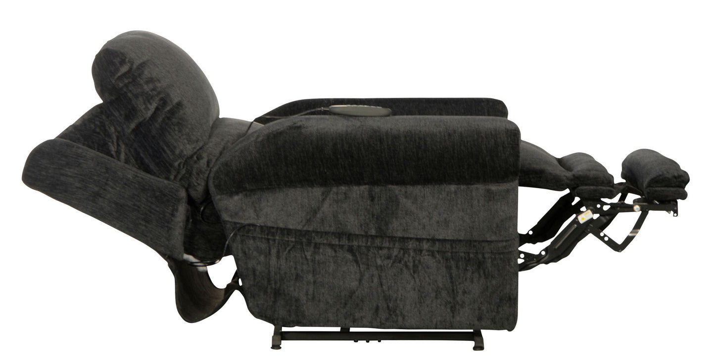 Warner - Power Headrest With Lumbar Power Lay Flat Recliner - Hornell Furniture Outlet