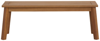 Janiyah - Light Brown - Bench - Hornell Furniture Outlet