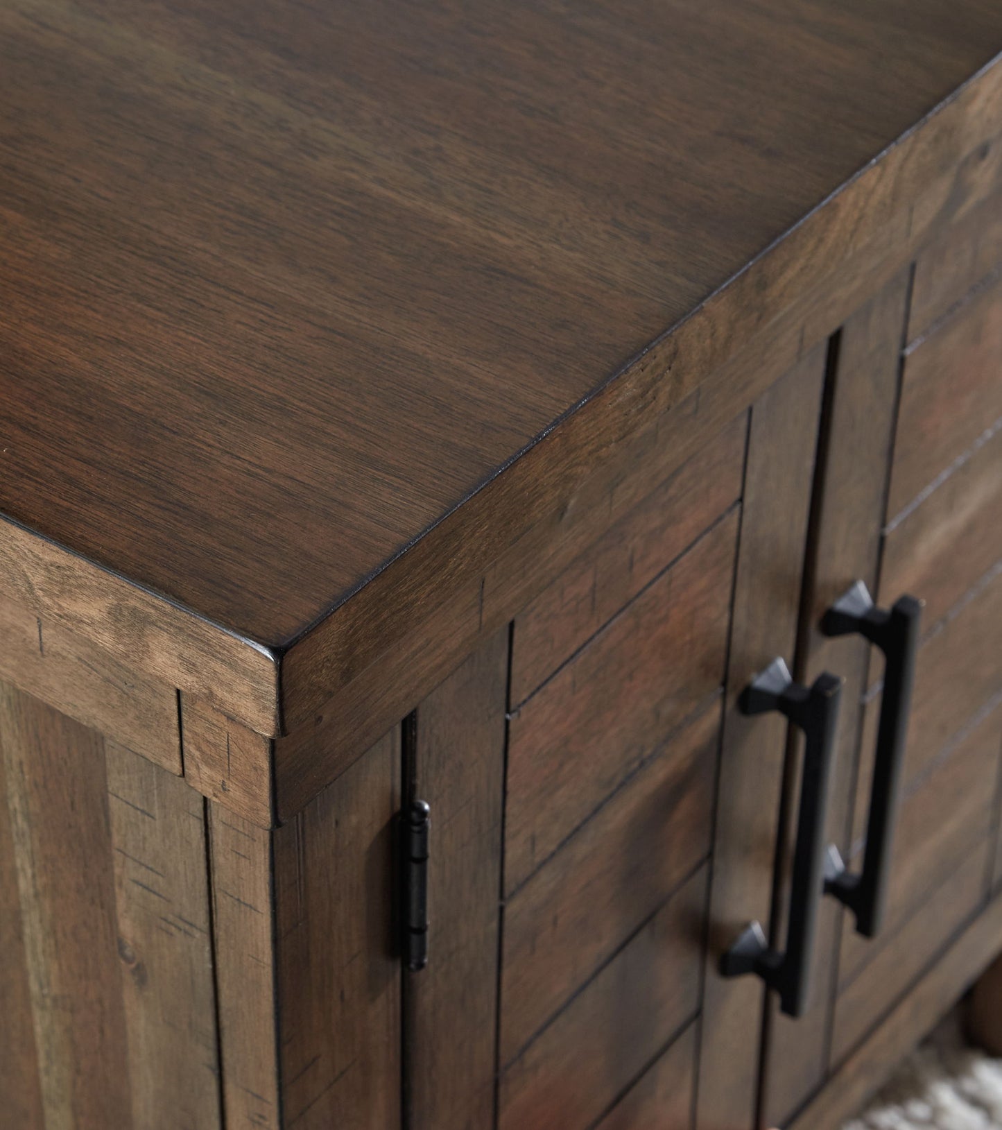 Moriville - Grayish Brown - Rectangular End Table - Hornell Furniture Outlet