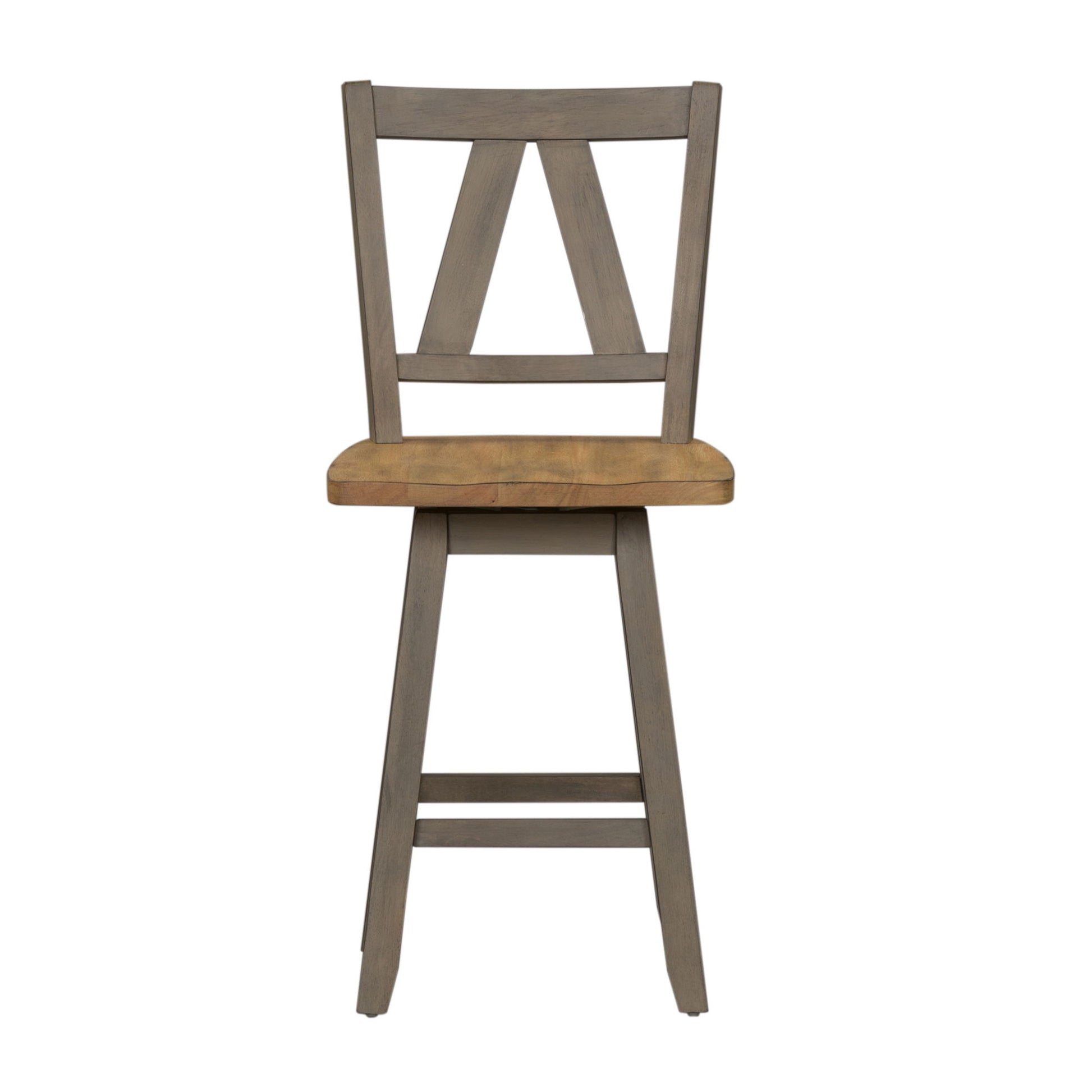 Lindsey Farm - Counter Height Swivel Chair (RTA) - Hornell Furniture Outlet