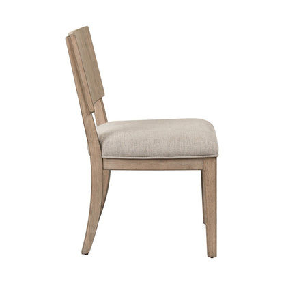 Proximity Place - Panel Back Side Chair (RTA) - Brown - Hornell Furniture Outlet