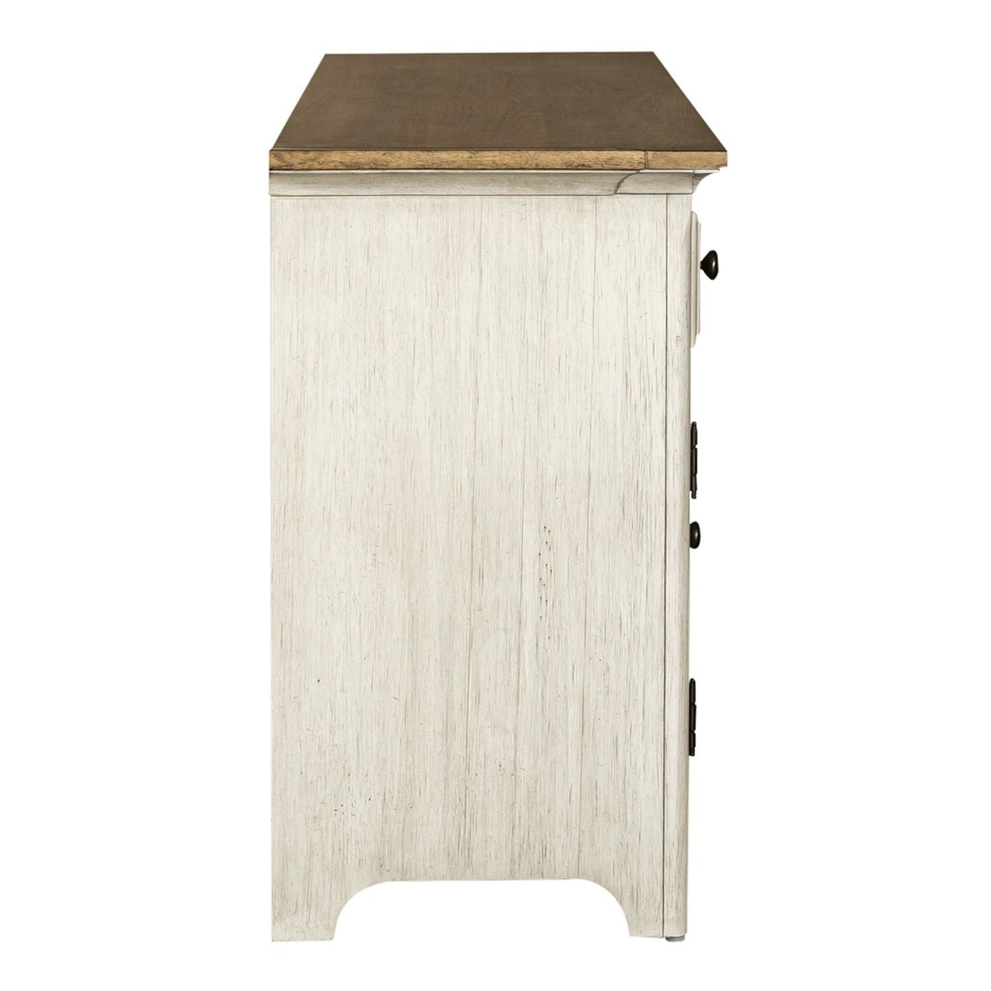 Farmhouse Reimagined - Entertainment 72" TV Stand - White - Hornell Furniture Outlet