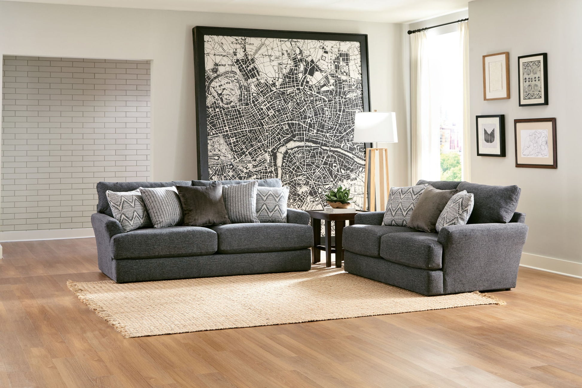 Howell - Loveseat - Hornell Furniture Outlet