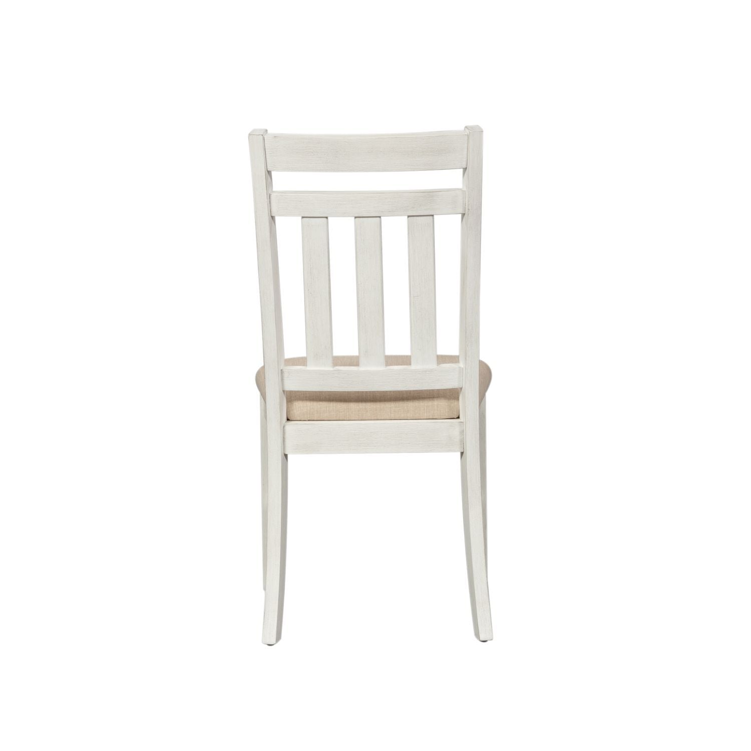 Summerville - Slat Back Side Chair - White - Hornell Furniture Outlet