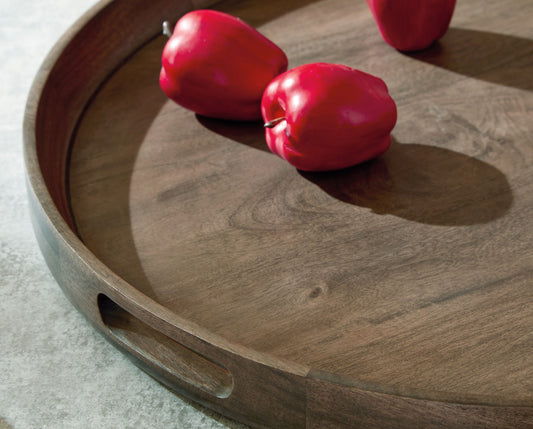 Webbworth - Gray Brown - Tray - Hornell Furniture Outlet