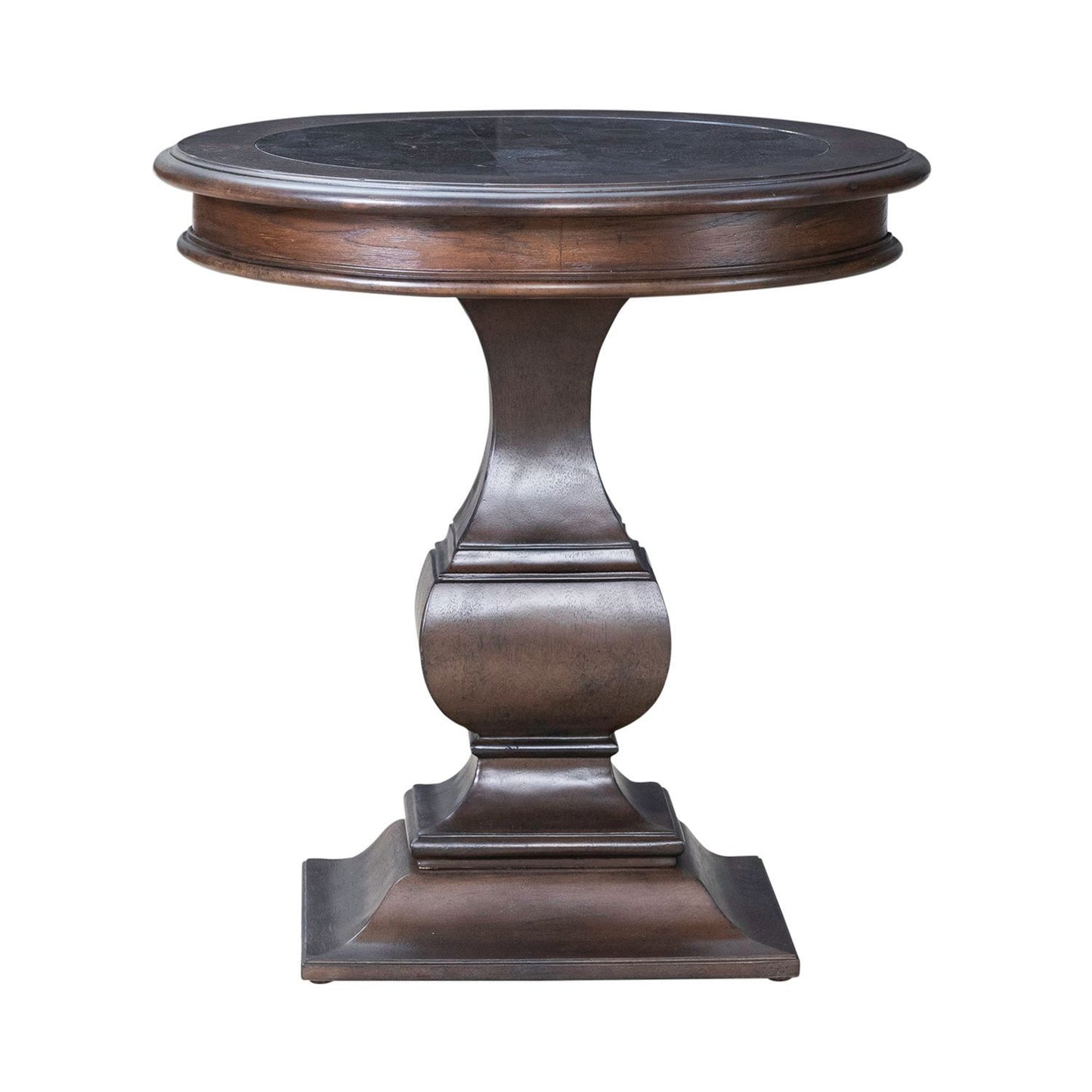 Provence Park - Round End Table - Brown - Hornell Furniture Outlet