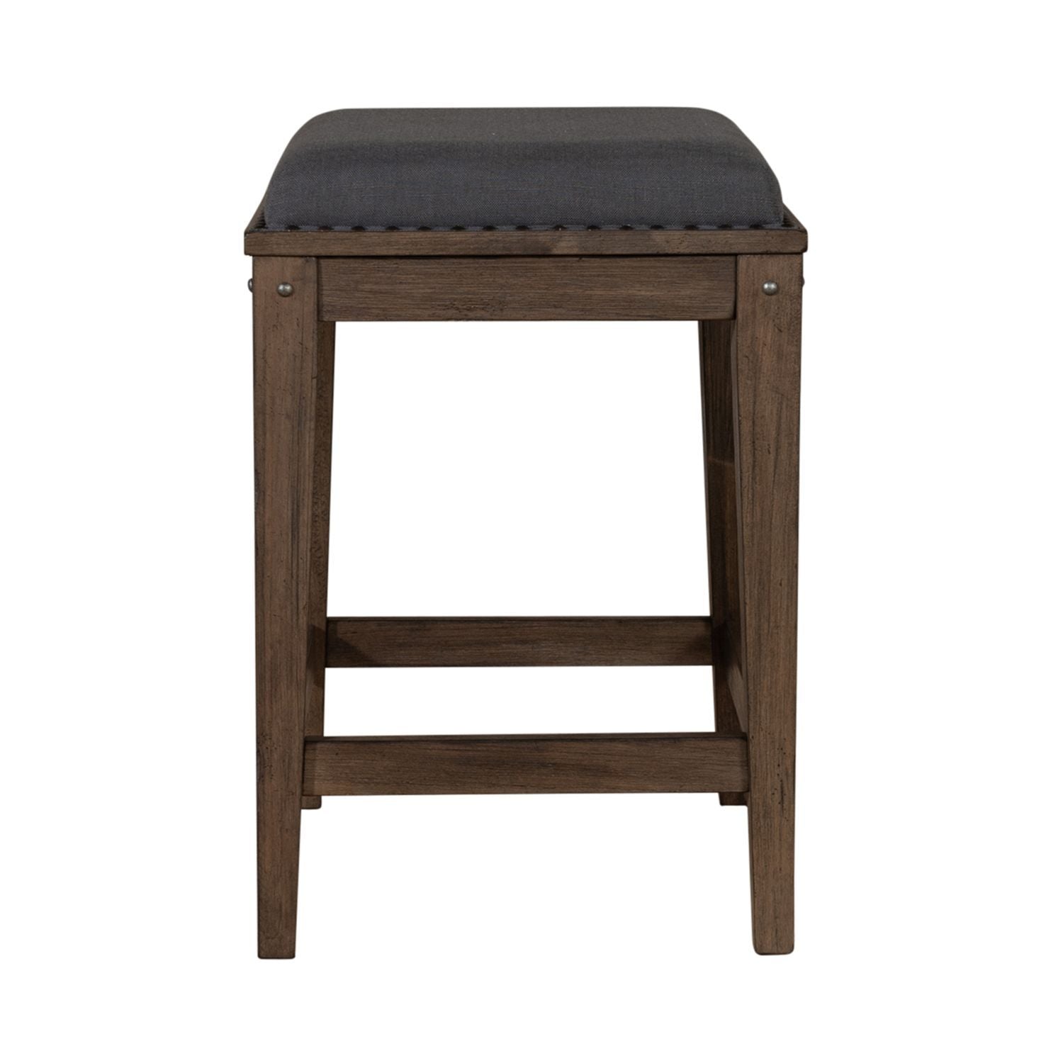 Sonoma Road - Upholstered Console Stool - Weathered Beaten Bark - Hornell Furniture Outlet