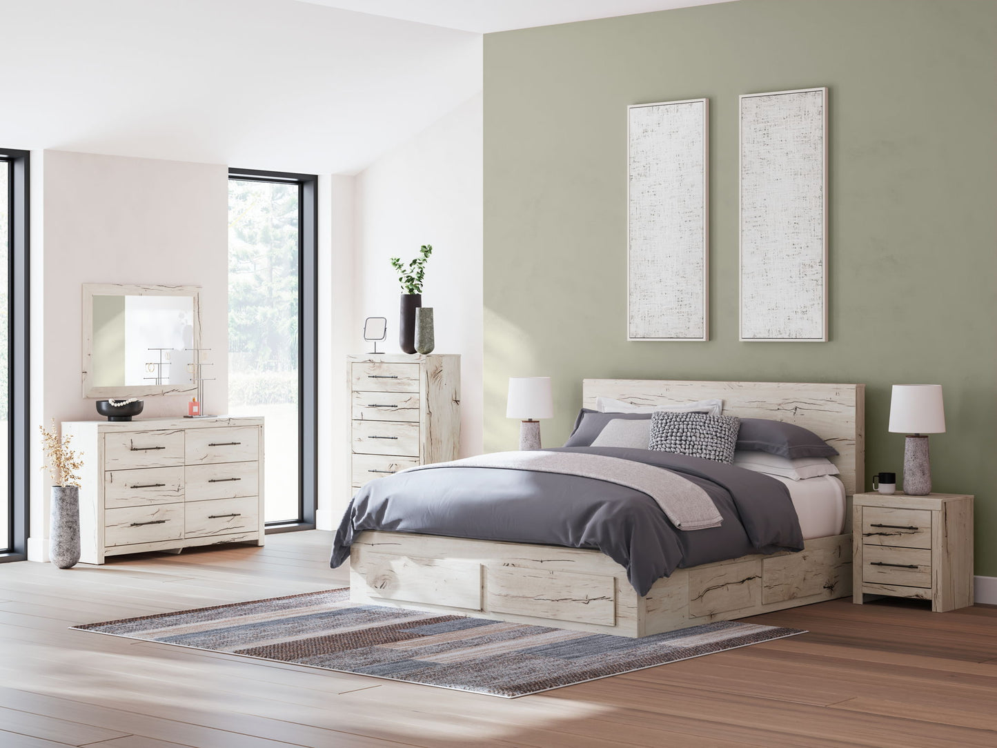 Lawroy - Storage Bedroom Set - Hornell Furniture Outlet