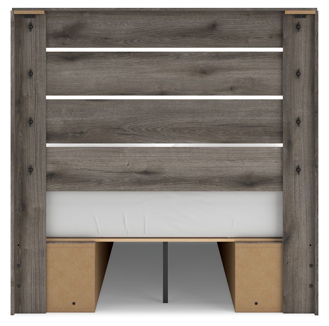 Graystorm - Panel Bed With Storage - Hornell Furniture Outlet