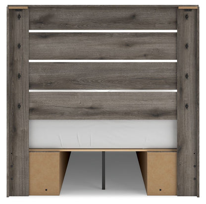 Graystorm - Panel Bed With Storage - Hornell Furniture Outlet