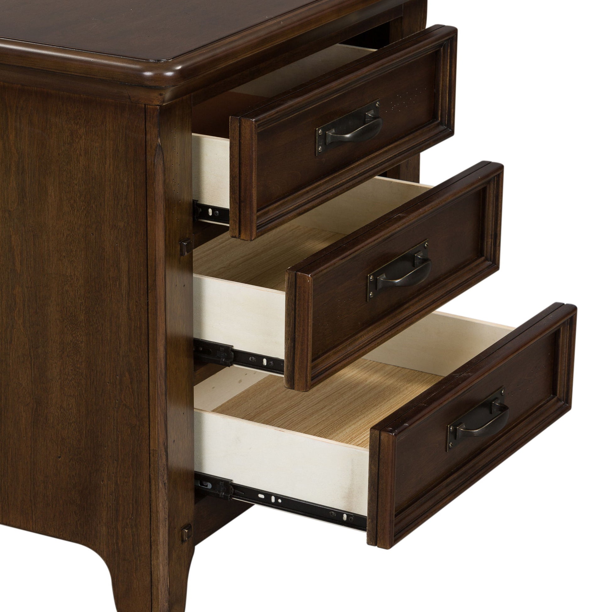 Saddlebrook - Nightstand - Dark Brown - Hornell Furniture Outlet