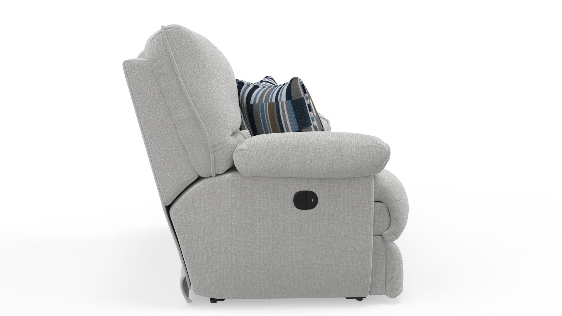 Lenny - Power Lay Flat Reclining Console Loveseat - Hornell Furniture Outlet