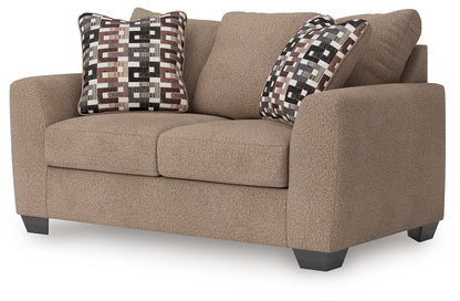 Triston - Peaks - Suede - Loveseat - Hornell Furniture Outlet