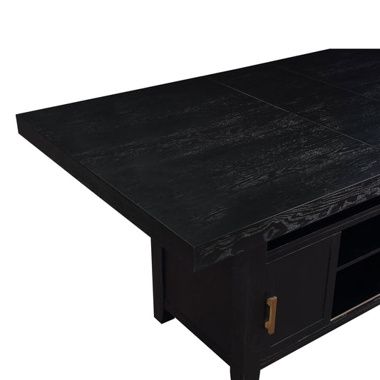 Yves - Dining Table - Black - Hornell Furniture Outlet