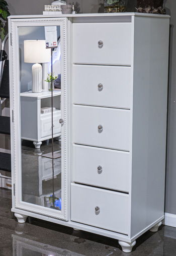 Kozlani - White - Dressing Chest - Hornell Furniture Outlet