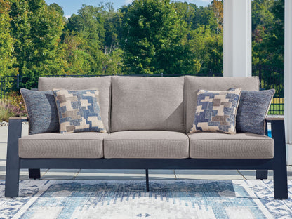 East Beach - Sofa With Cushion - Blue - Hornell Furniture Outlet