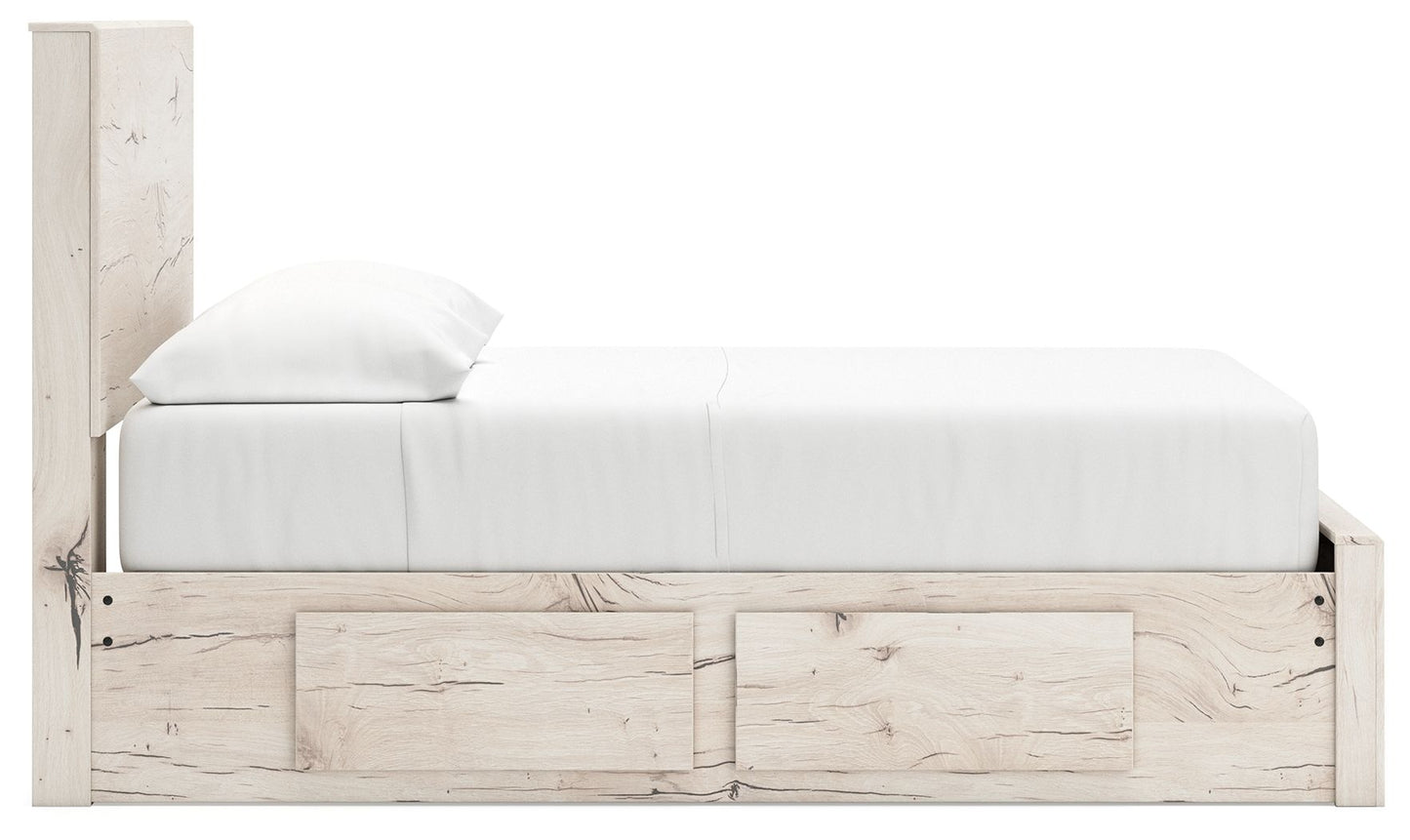 Lawroy - Panel Bed With Storage - Hornell Furniture Outlet