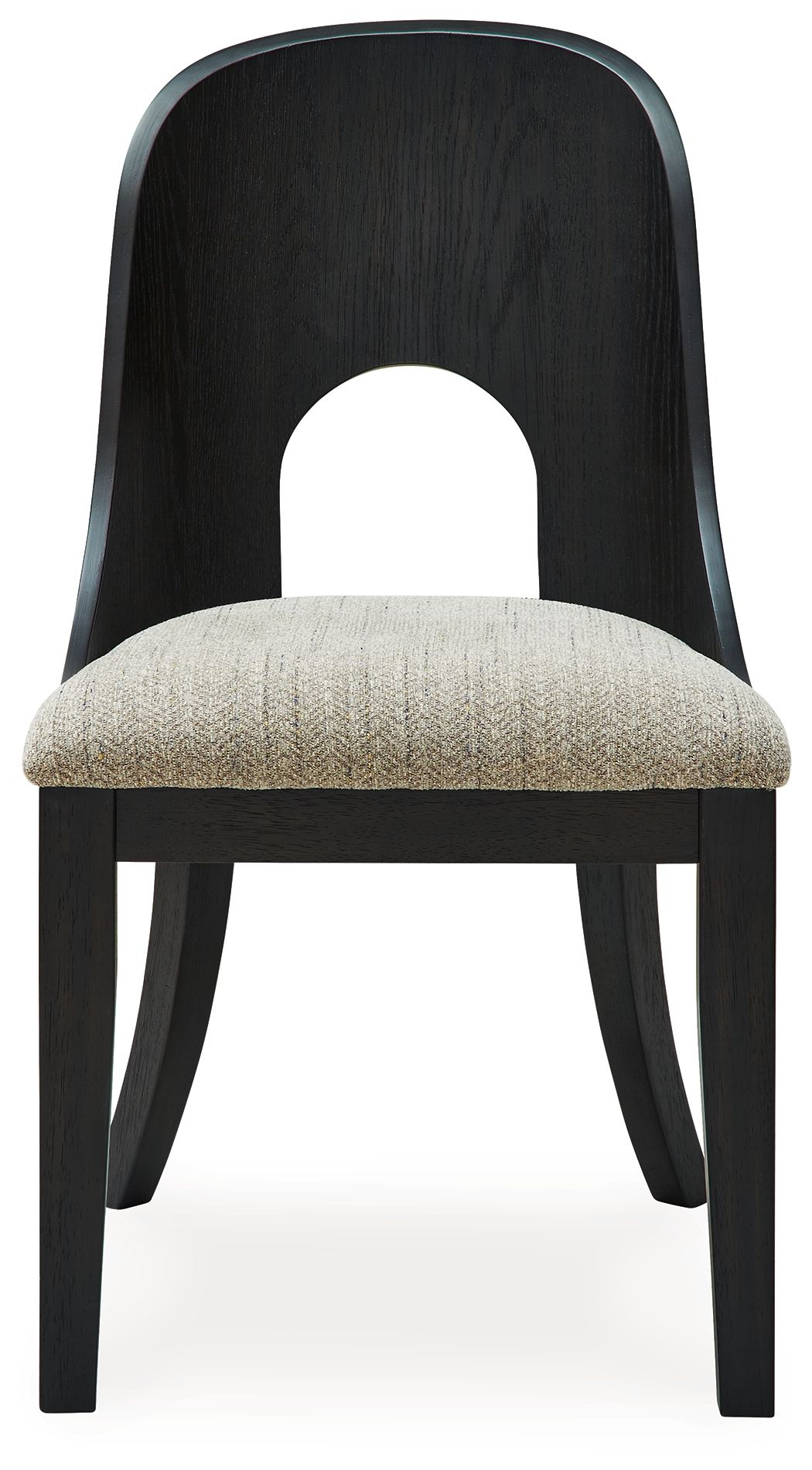 Rowanbeck - Gray / Black - Dining Upholstered Side Chair (Set of 2) - Hornell Furniture Outlet