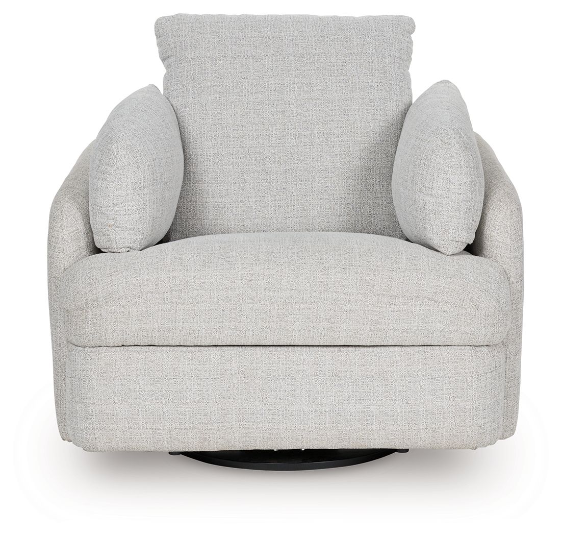 Alainmont Next - Gen Nuvella - Swivel Power Recliner - Hornell Furniture Outlet