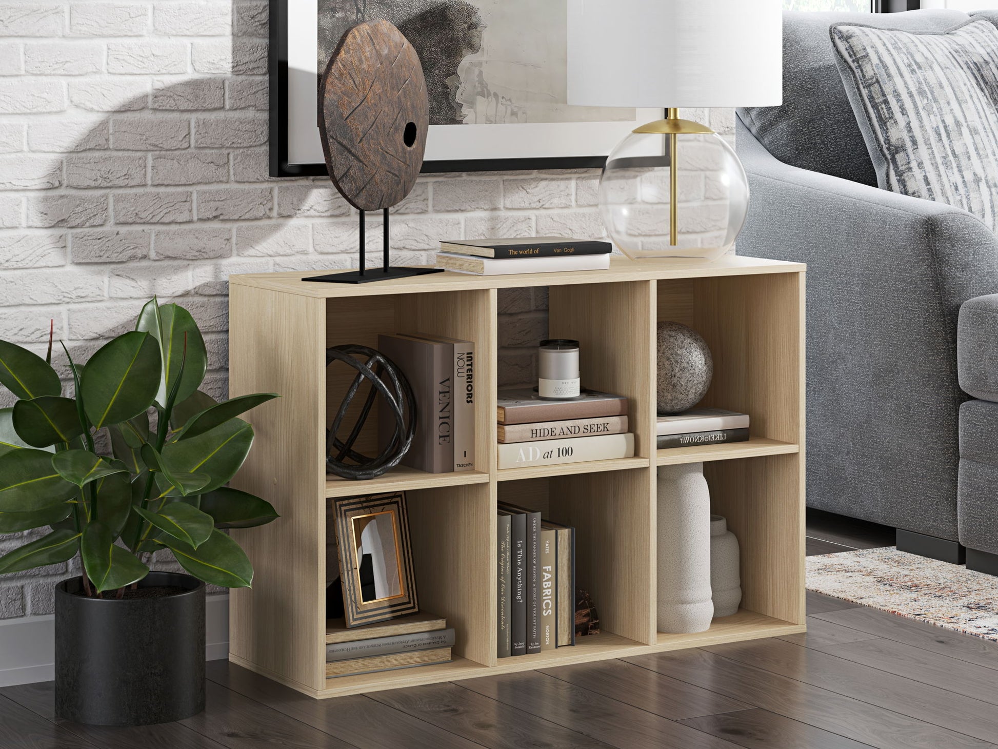Piperton - Cube Organizer - Wood - Hornell Furniture Outlet
