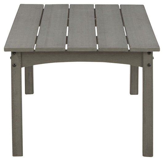 Visola - Gray - Rectangular Cocktail Table - Hornell Furniture Outlet