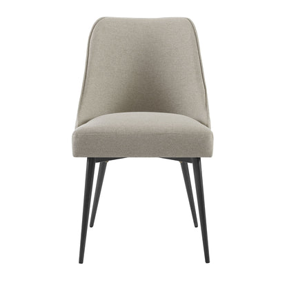 Olson - Side Chair Khaki (Set of 2) - Pearl Silver - Hornell Furniture Outlet