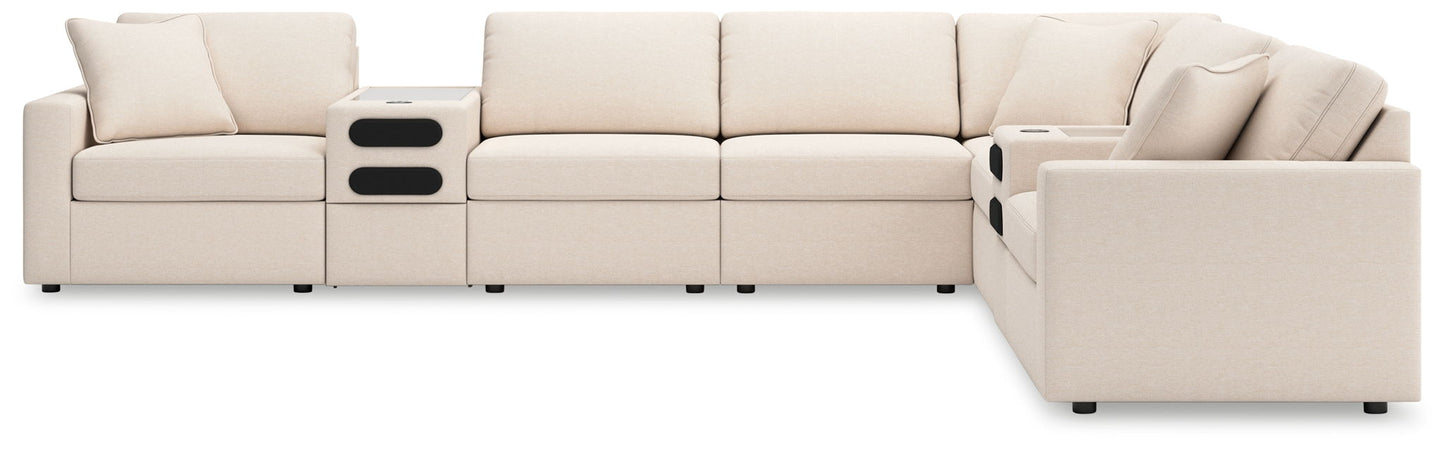 Modmax - Oyster - Sectional - Hornell Furniture Outlet