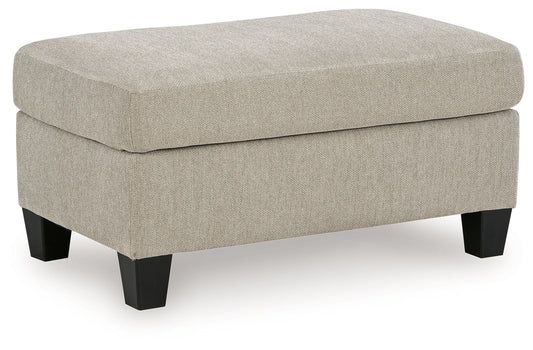 Willarae - 2 Pc. - Chair And A Half, Ottoman - Taupe - Hornell Furniture Outlet