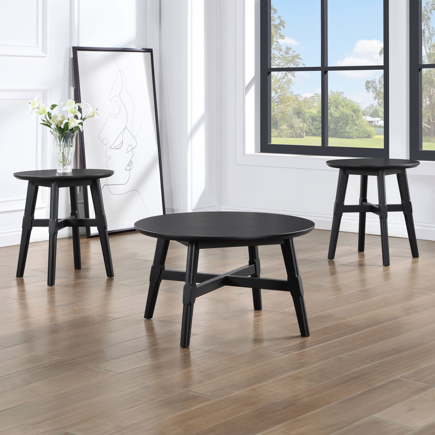 Oslo - 3 Piece Table Set - Hornell Furniture Outlet