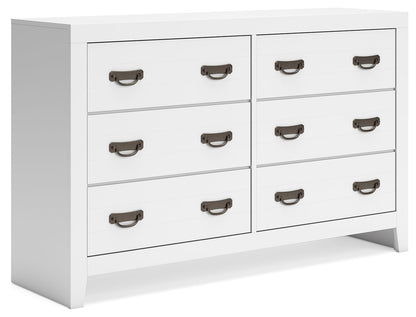 Binterglen - White - Dresser - Hornell Furniture Outlet