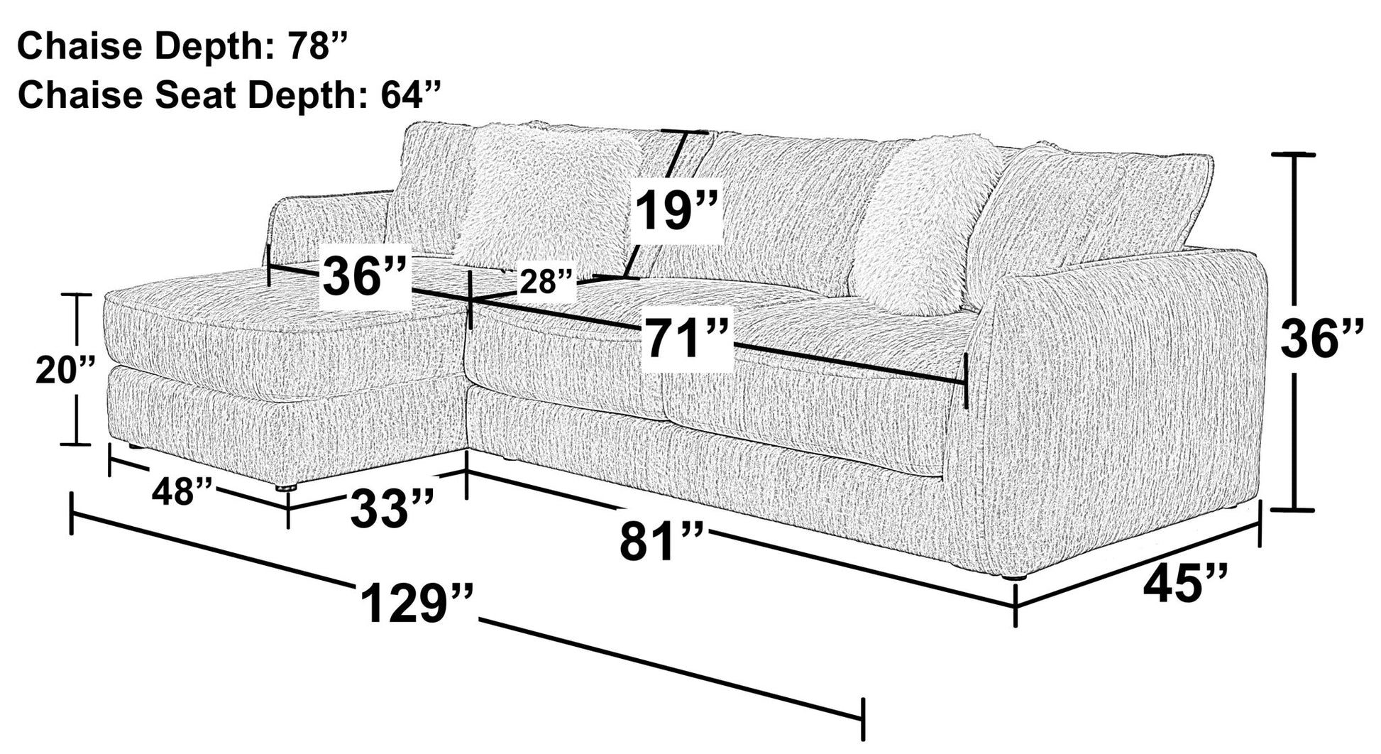 Bucktown - Sectional Sofa - Hornell Furniture Outlet