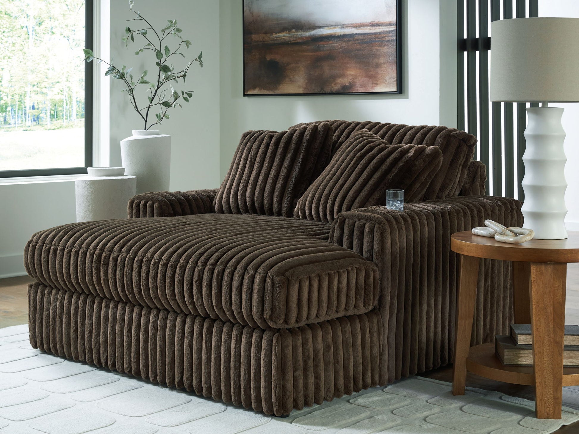 Midnight - Madness - Oversized Chaise - Hornell Furniture Outlet
